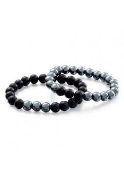 Браслет "Hematite&Agate"