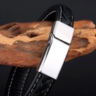Стильный мужской браслет бизнес-стиля длиной 17,5 см