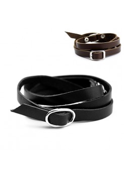 Браслет кожаный "Oversize"