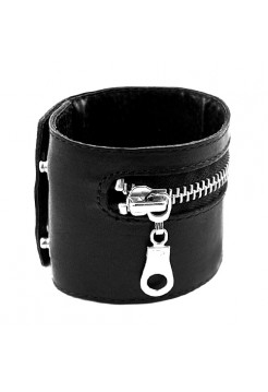 Браслет кожаный "Zipper"