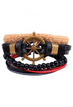 Сет из 4 браслетов "Штурвал"