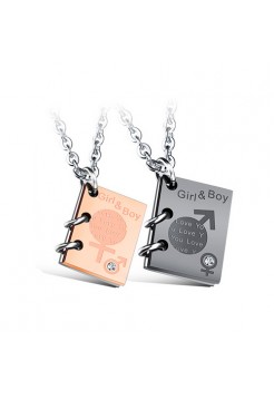 Кулон "Book Girl Boy"