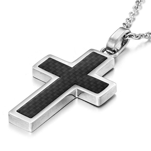 Кулон "Carbon Fiber Cross"