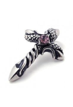 Кулон "Cross Snake"