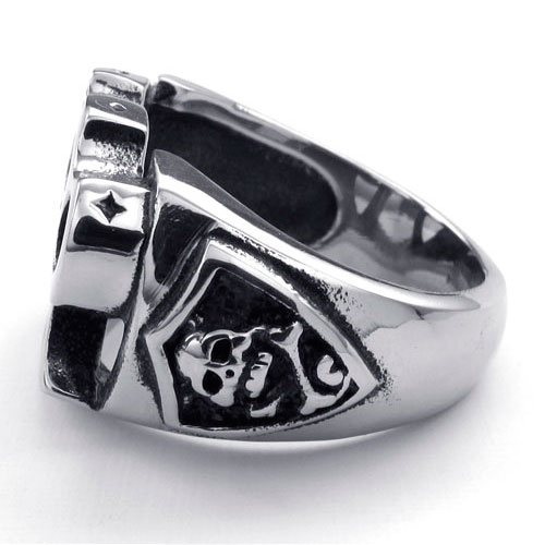 Стальное кольцо цестус