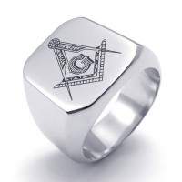 Кольцо "Steel Freemasonry"