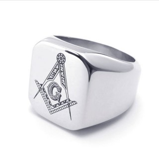 Кольцо "Steel Freemasonry"