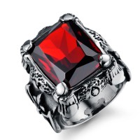 Кольцо "Strong Onyx Red"